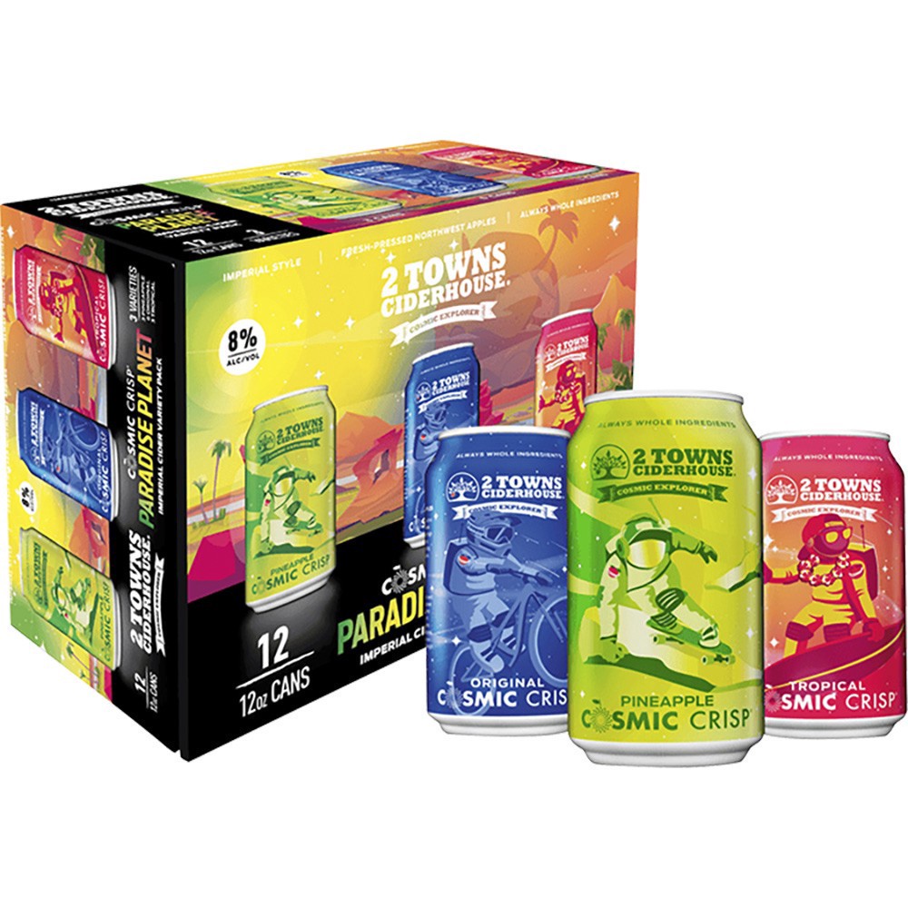 slide 1 of 1, 2 Towns Cosmic Paradise Planet Var, 12 oz
