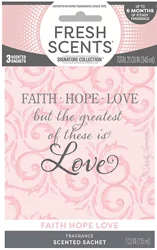 Wb 3Pk Sachet Faith Hope Love
