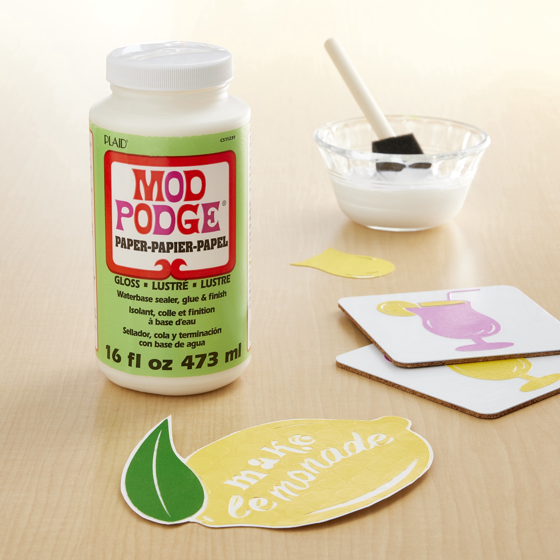 slide 2 of 4, Mod Podge Paper, Gloss, 16 fl oz