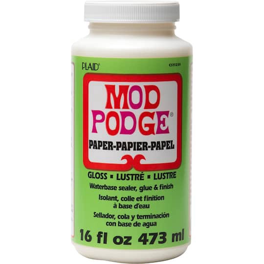 slide 1 of 4, Mod Podge Paper, Gloss, 16 fl oz