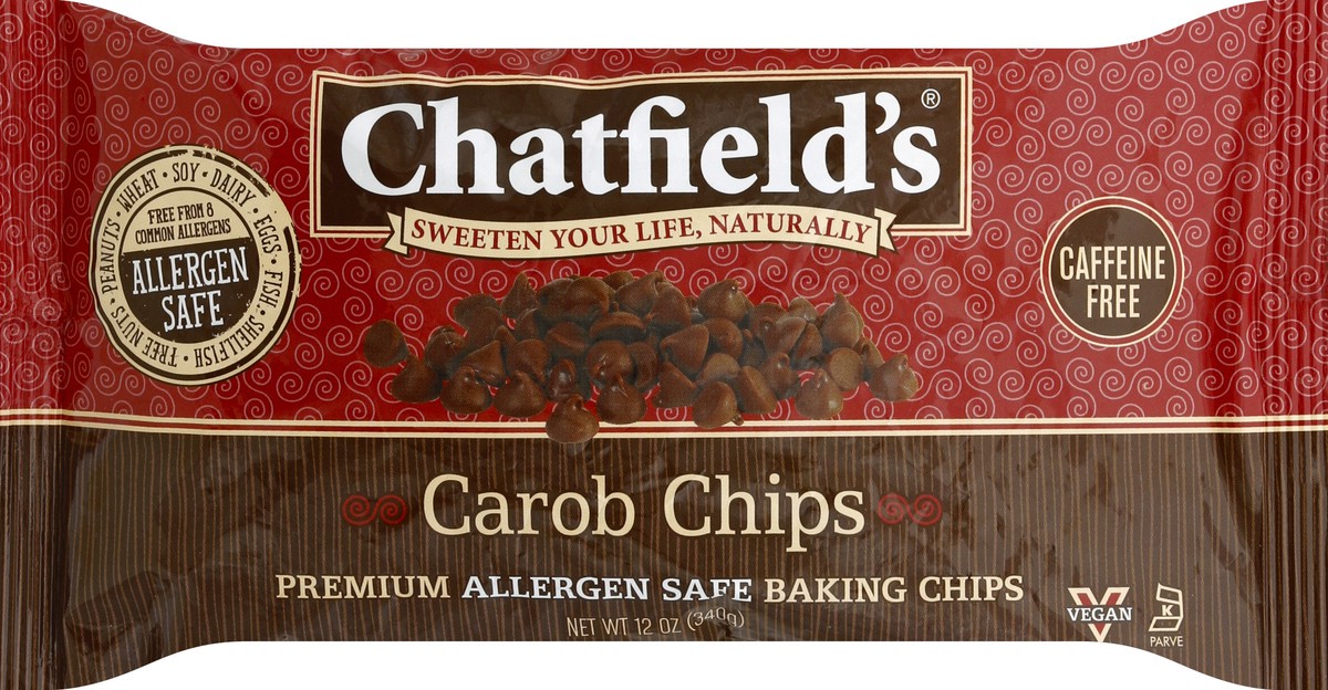 slide 2 of 5, Chatfield's Carob Morsels, 12 oz