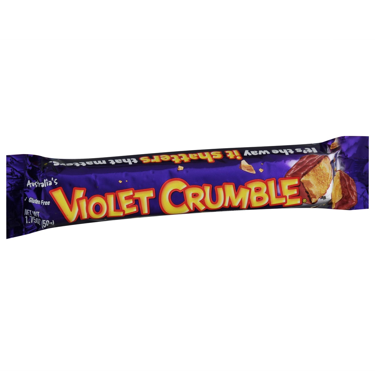 slide 8 of 9, Violet Crumble Honeycomb Candy 1.75 oz, 1.75 oz