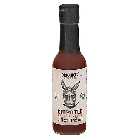 slide 1 of 1, O'Brothers Chipotle Pepper Sauce, 5 oz