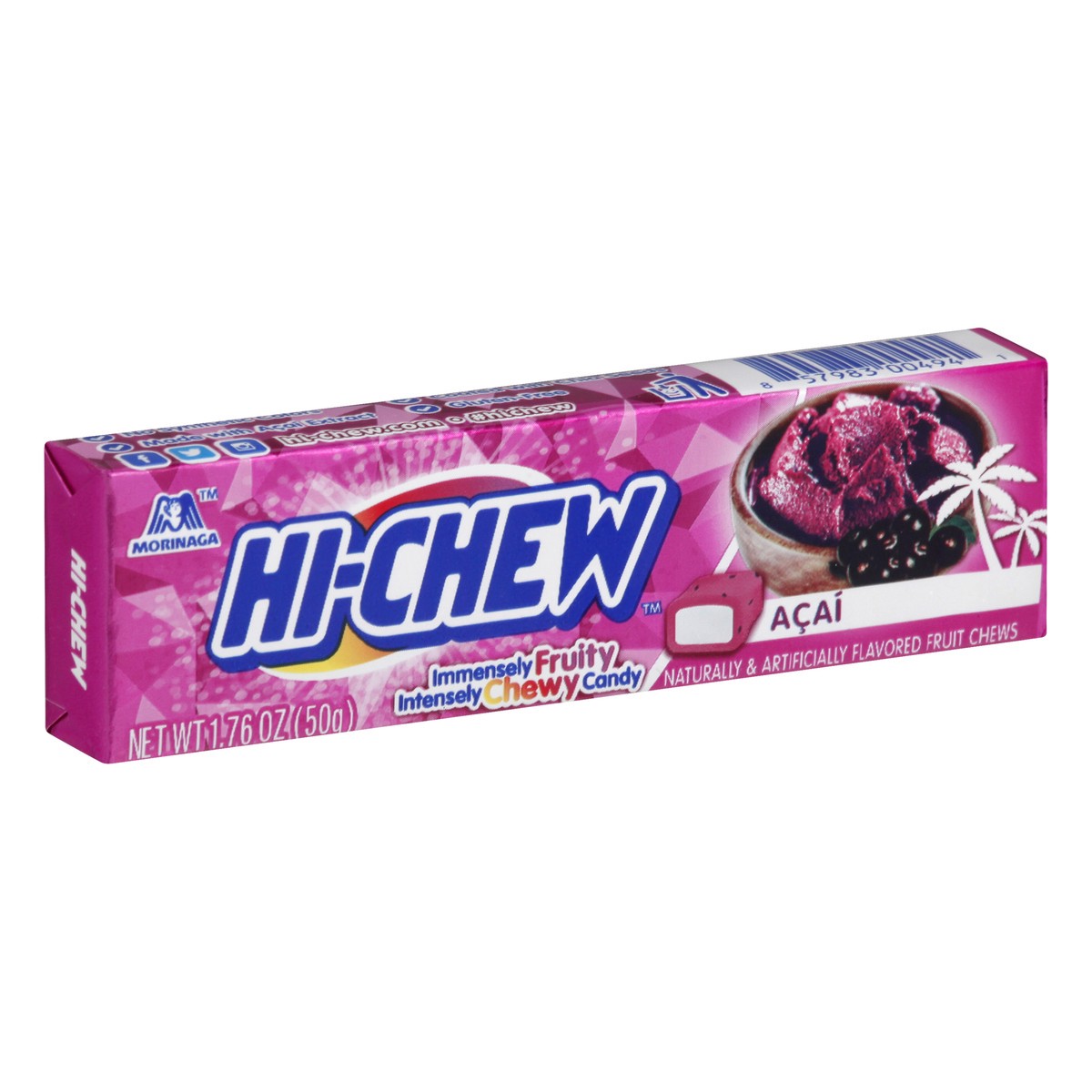 slide 9 of 13, Hi-Chew Acai Fruit Chews 1.76 oz, 1.76 oz