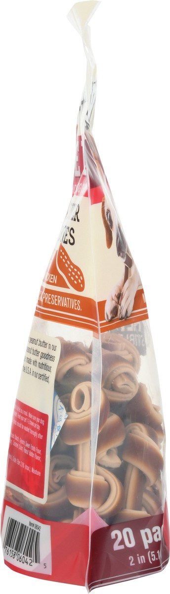 slide 2 of 14, Ruffin' It Chomp'ems Small Dogs Hide Free Peanut Butter Flavor Bones Dog Chews 20 ea, 20 ct