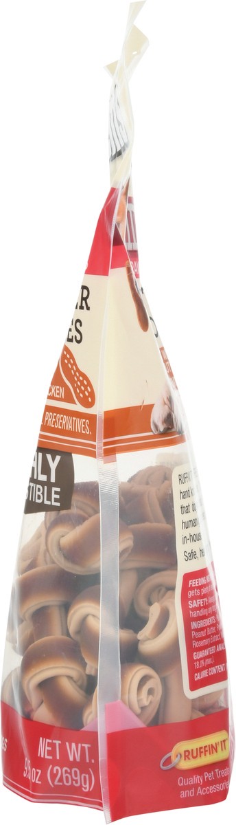 slide 11 of 14, Ruffin' It Chomp'ems Small Dogs Hide Free Peanut Butter Flavor Bones Dog Chews 20 ea, 20 ct