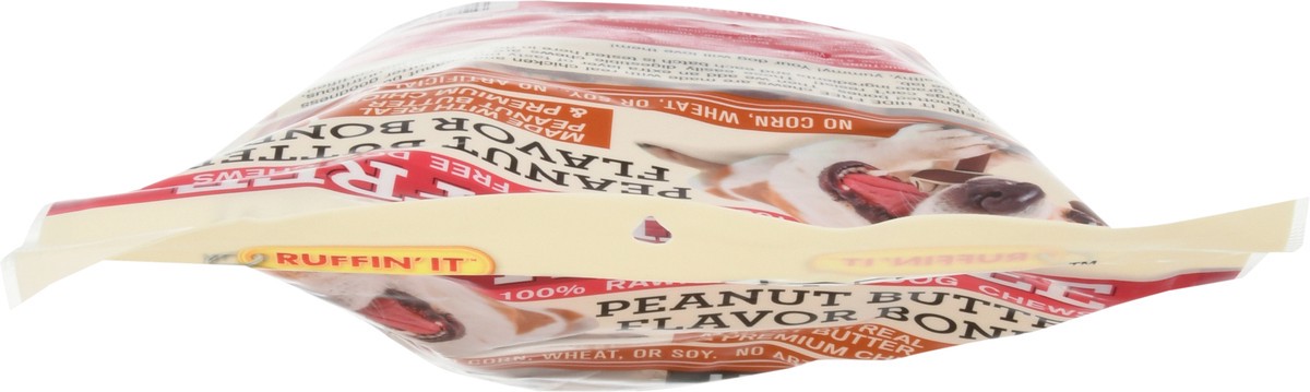 slide 8 of 14, Ruffin' It Chomp'ems Small Dogs Hide Free Peanut Butter Flavor Bones Dog Chews 20 ea, 20 ct