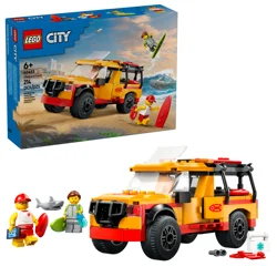 LEGO City Lifeguard Beach Rescue Truck Building Toy 60453