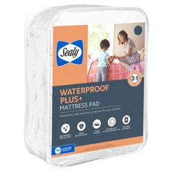 Sealy Microfiber Waterproof Full Mattress Pad - Fits Full 54" x 75"