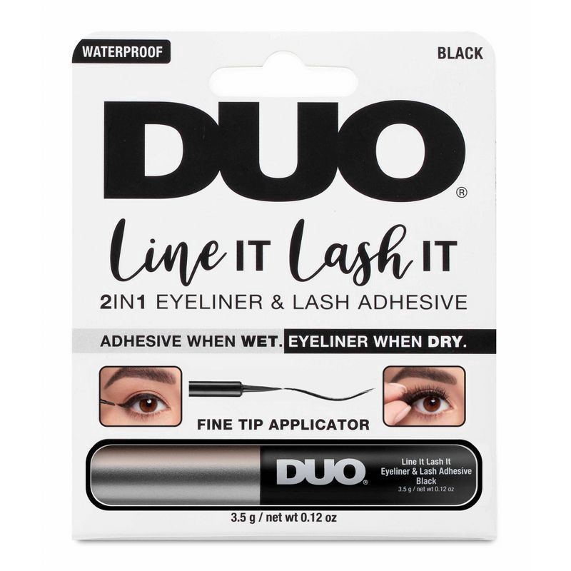 slide 1 of 4, DUO Eyeliner - Line It Lash It - 0.12oz, 0.12 oz