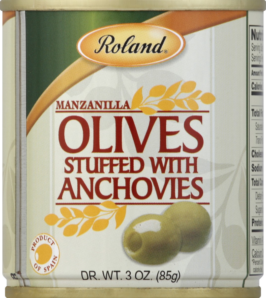 slide 1 of 2, Roland Olives 3 oz, 3 oz