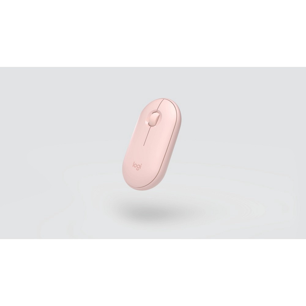 slide 2 of 8, Logitech Pebble Bluetooth Mouse M350 - Pink Rose, 1 ct