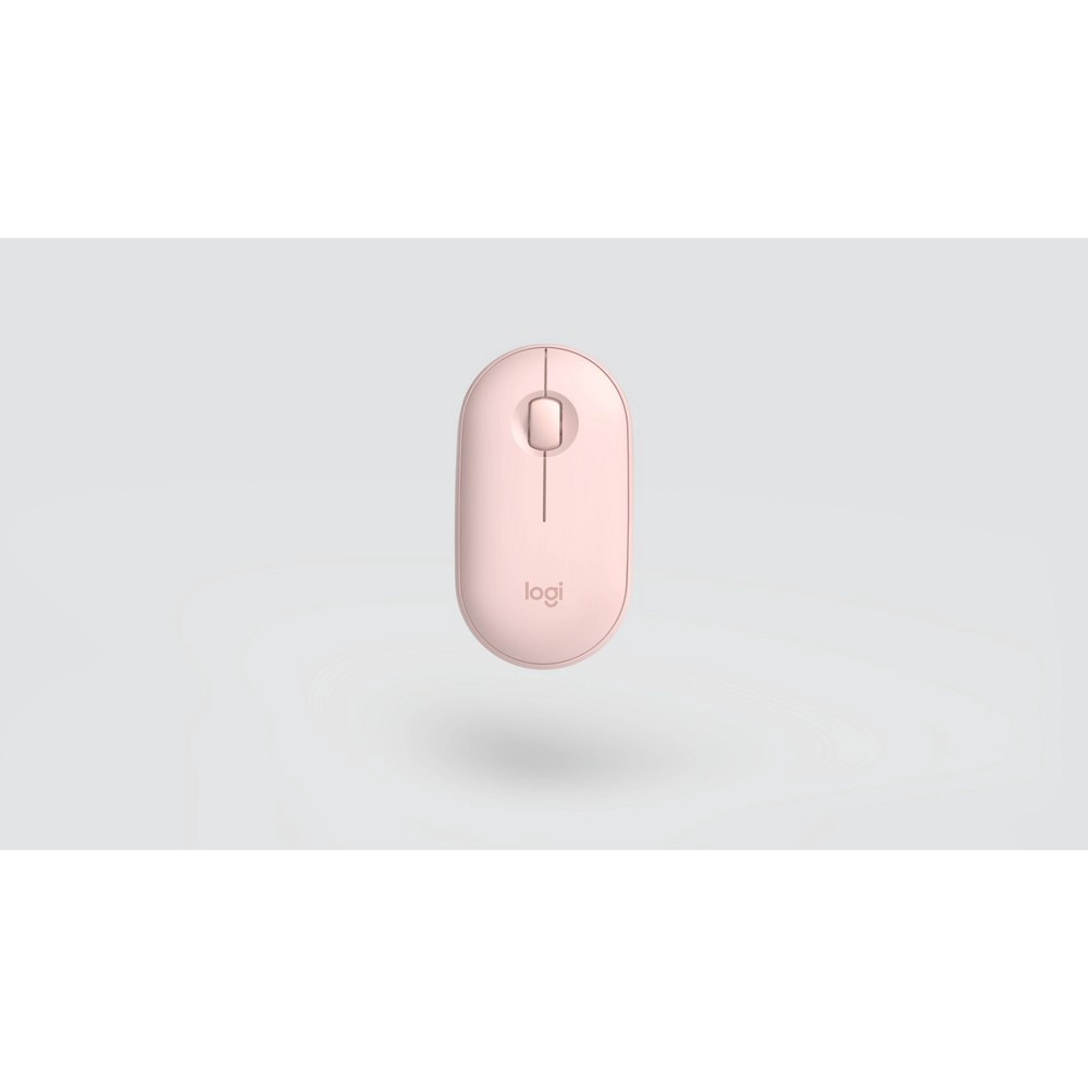 slide 8 of 8, Logitech Pebble Bluetooth Mouse M350 - Pink Rose, 1 ct