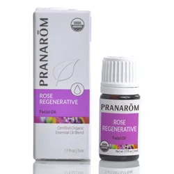 Veriditas Botanicals Pranarom Organic Rose Regenerative Facial Oil