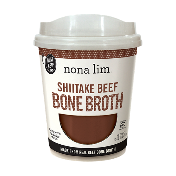 slide 1 of 1, Nona Lim Broth Beef Bone Shiitake, 10 oz