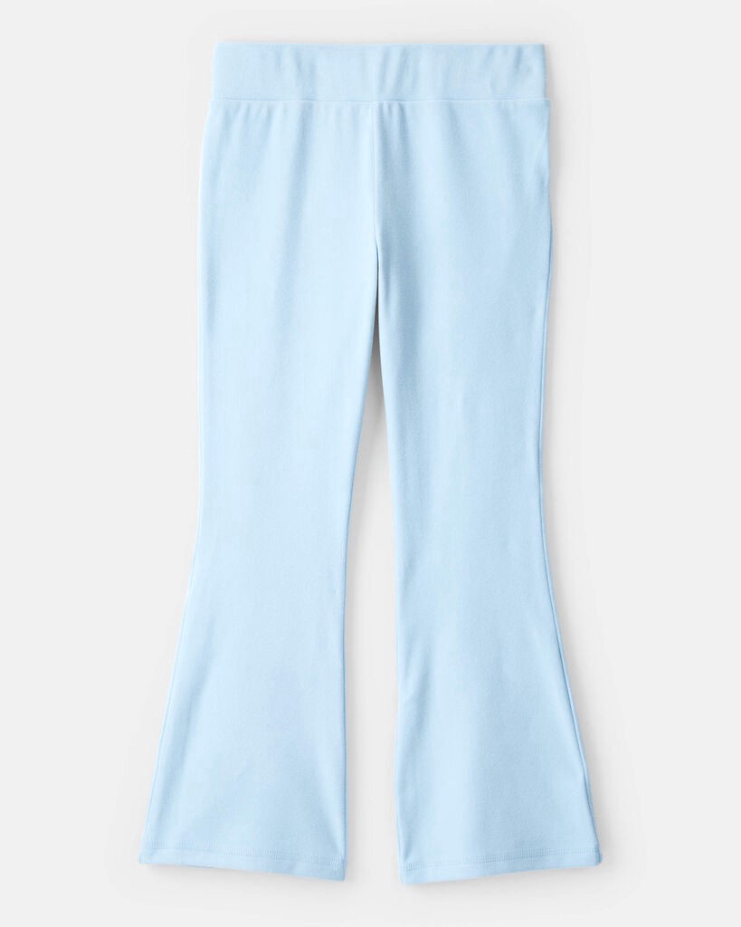 slide 3 of 3, Carter's Carters Girls Microfleece Flare Pants - Blue Blue 7, 1 ct