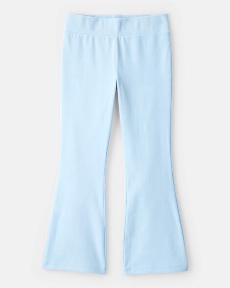 slide 1 of 3, Carter's Carters Girls Microfleece Flare Pants - Blue Blue 7, 1 ct