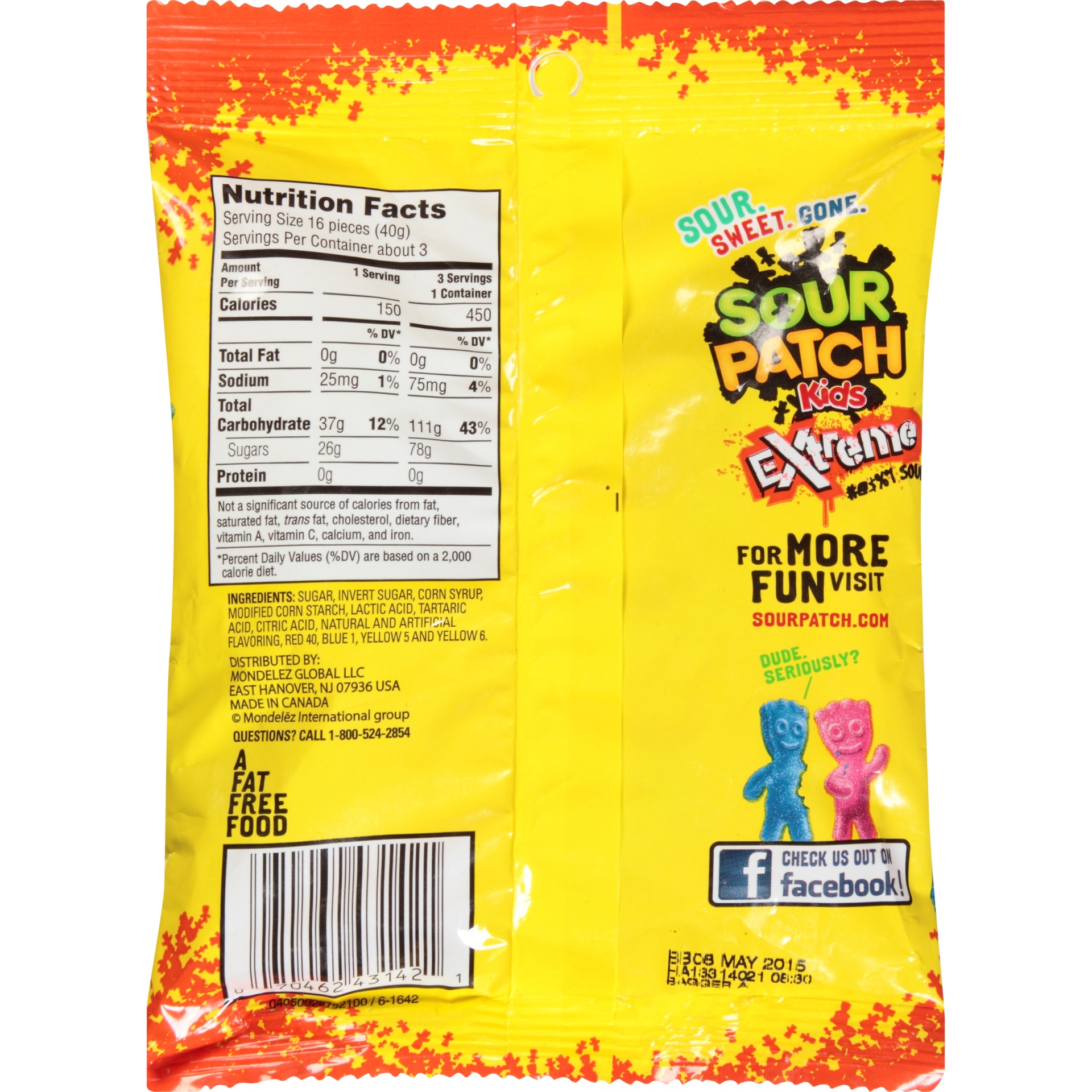 slide 7 of 9, Sour Patch Kids Extreme Candy, 4 oz