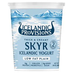 Icelandic Provisions Plain Low Fat Skyr 30oz