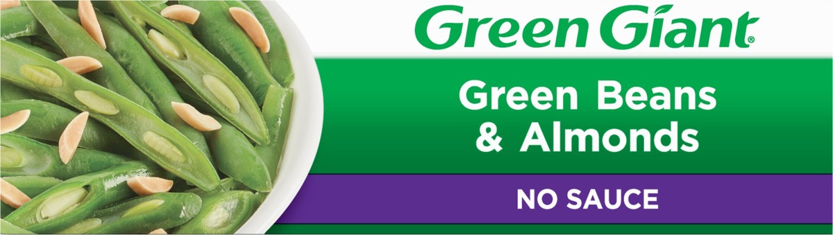 slide 13 of 13, Green Giant Simply Steam Green Beans & Almonds, No Sauce Frozen Vegetables, 7.5 OZ, 7.5 oz