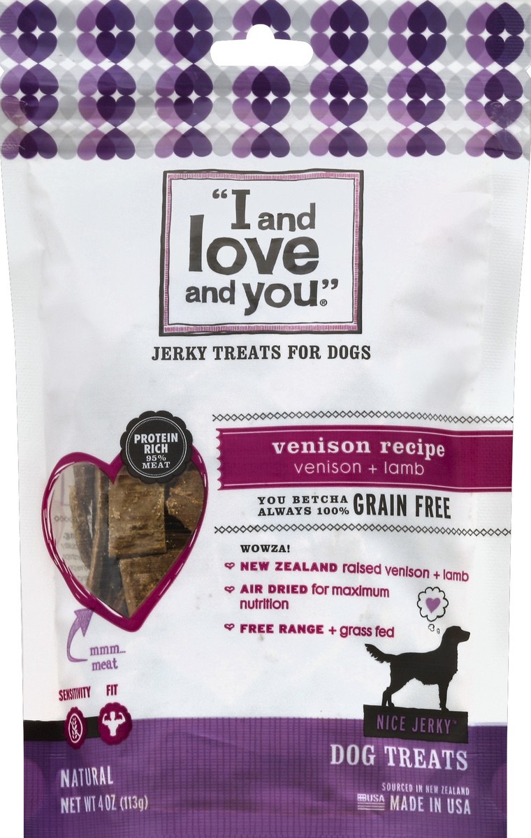 slide 1 of 3, I and Love and You Dog Treats 4 oz, 4 oz