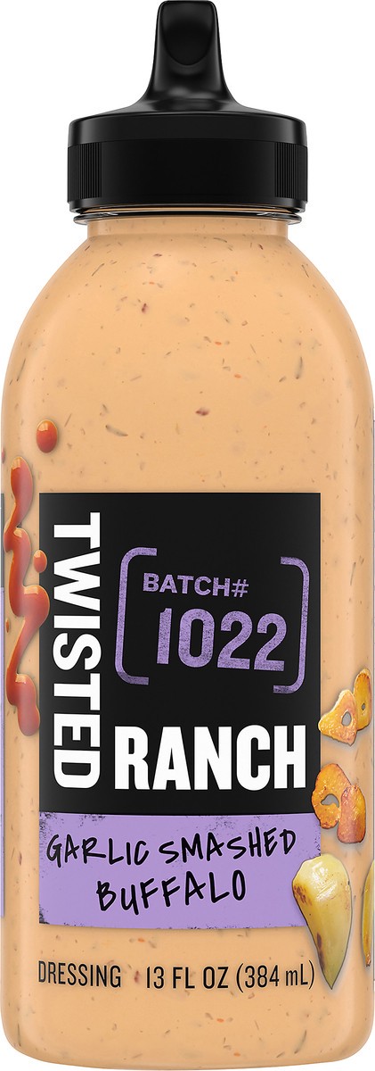 slide 9 of 9, Twisted Ranch Garlic Smashed Buffalo Dressing 13 fl. oz. Bottle, 13 fl oz