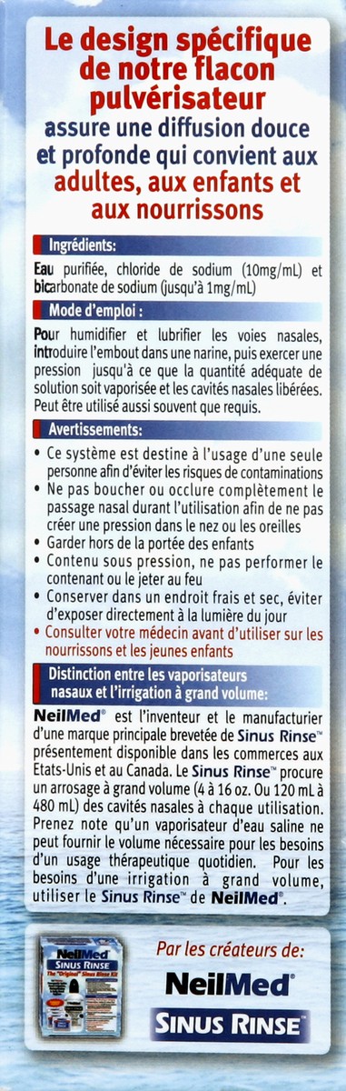 slide 3 of 5, Neilmed Saline Spray 2.53 Oz, 1 ct