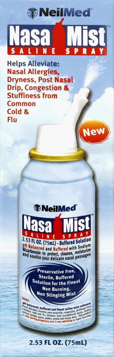 slide 4 of 5, Neilmed Saline Spray 2.53 Oz, 1 ct