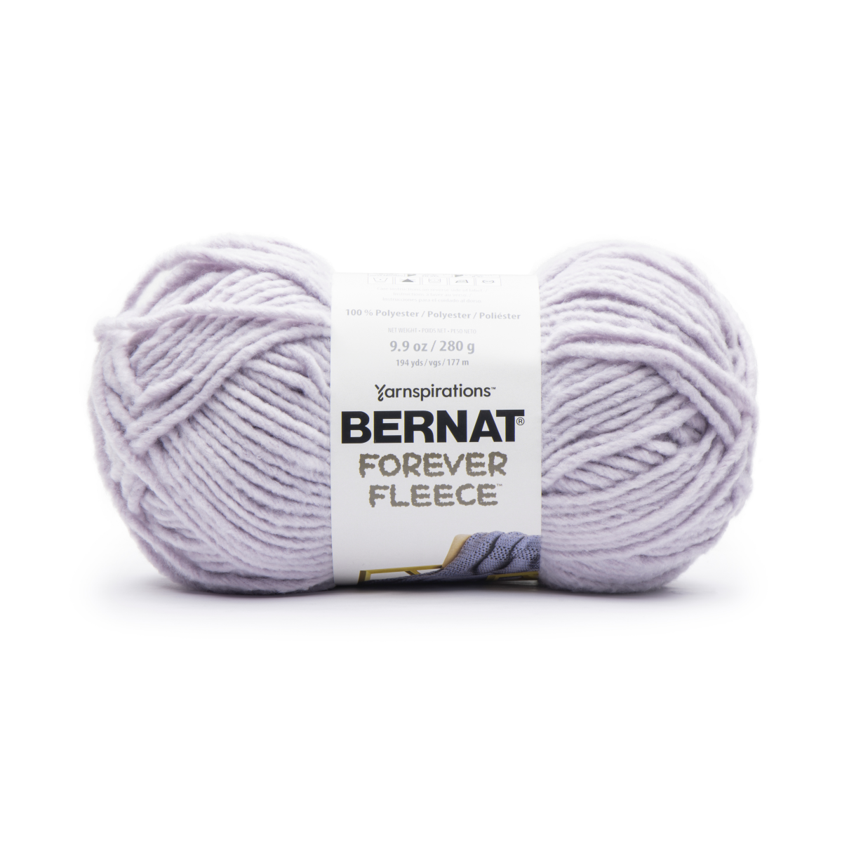 slide 1 of 1, Bernat Forever Fleece Lavender 16606161005, 9.9 oz