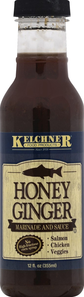 slide 5 of 6, Kelchner's Kelchner Honey Ginger Marinade, 12 oz