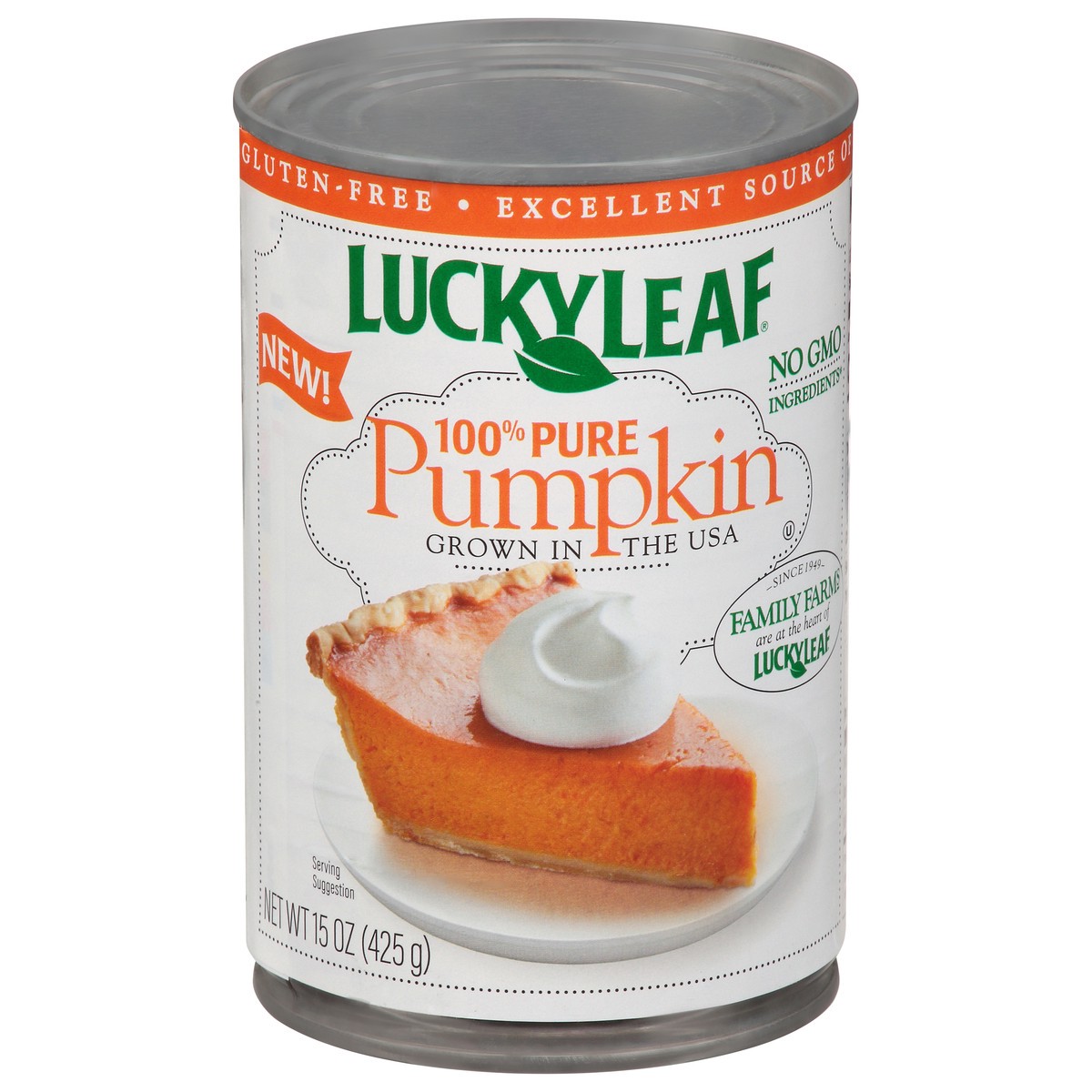 slide 1 of 13, Lucky Leaf 100% Pure Pumpkin 15 oz., 15 oz