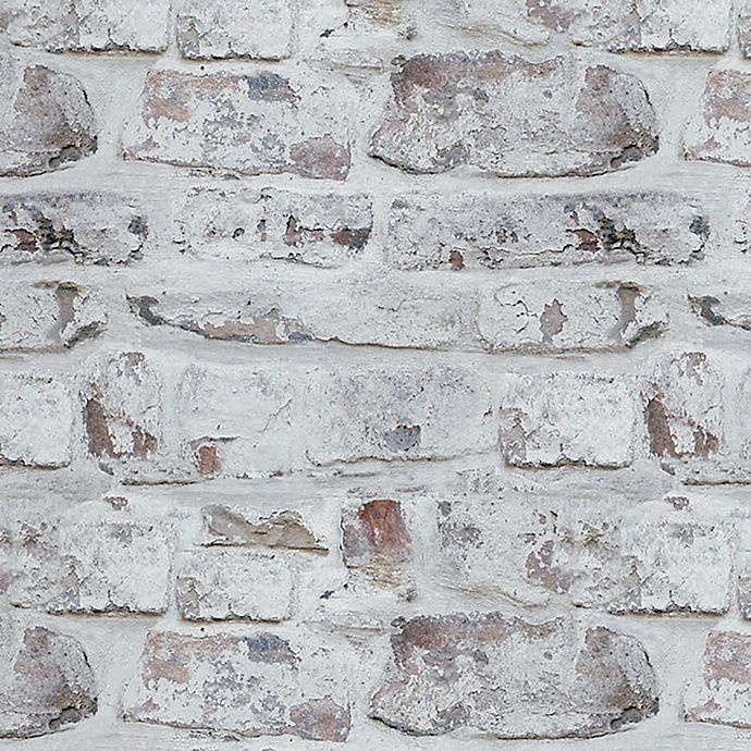 Industrial Grungy White Wash Brick Wallpaper Murals  Giffywalls