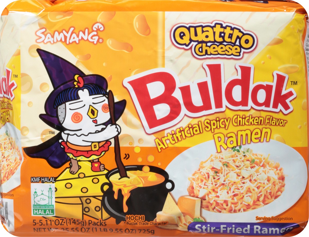 slide 9 of 13, Samyang Buldak Chicken Spicy Ramen 5 - 5.11 oz Packs, 5 ct