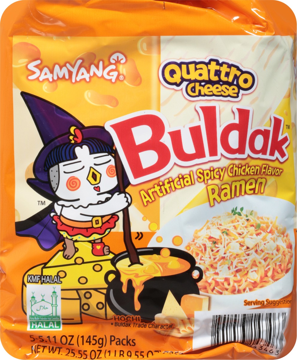 slide 7 of 13, Samyang Buldak Chicken Spicy Ramen 5 - 5.11 oz Packs, 5 ct