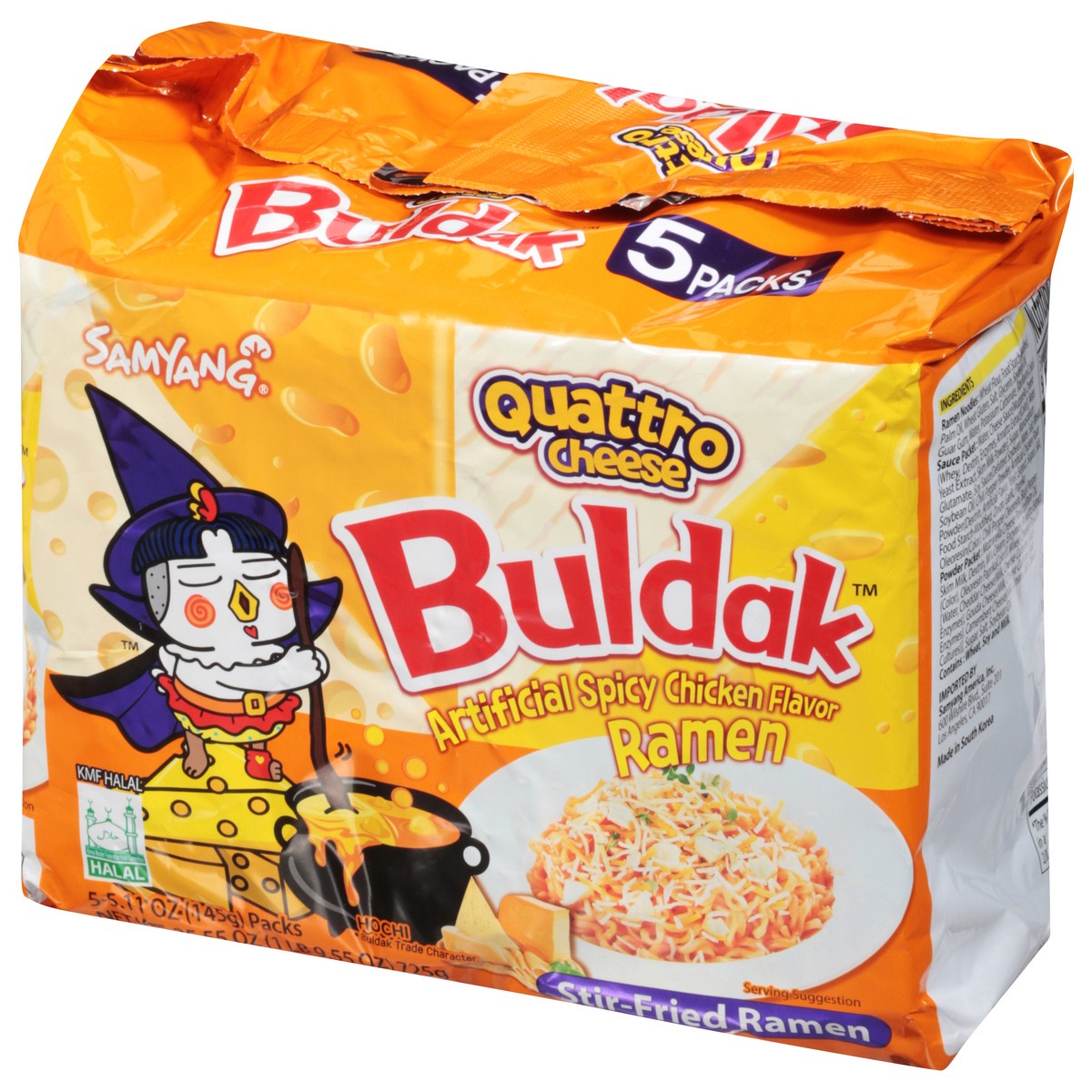 slide 11 of 13, Samyang Buldak Chicken Spicy Ramen 5 - 5.11 oz Packs, 5 ct