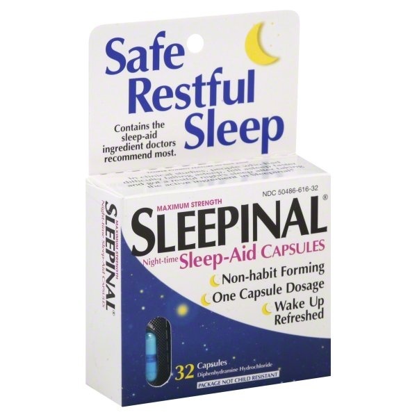 slide 1 of 1, Sleepinal Sleep-Aid 32 ea, 32 ct