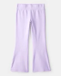 Carter's Carters Girls Microfleece Flare Pants - Purple Lavender 7