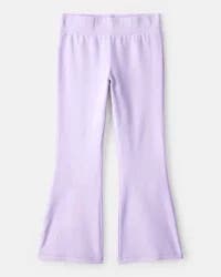 Carter's Carters Girls Microfleece Flare Pants - Purple Lavender 7