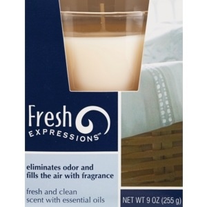 slide 1 of 1, CANDLE HUTCH Candle Fresh & Clean, 1 ct