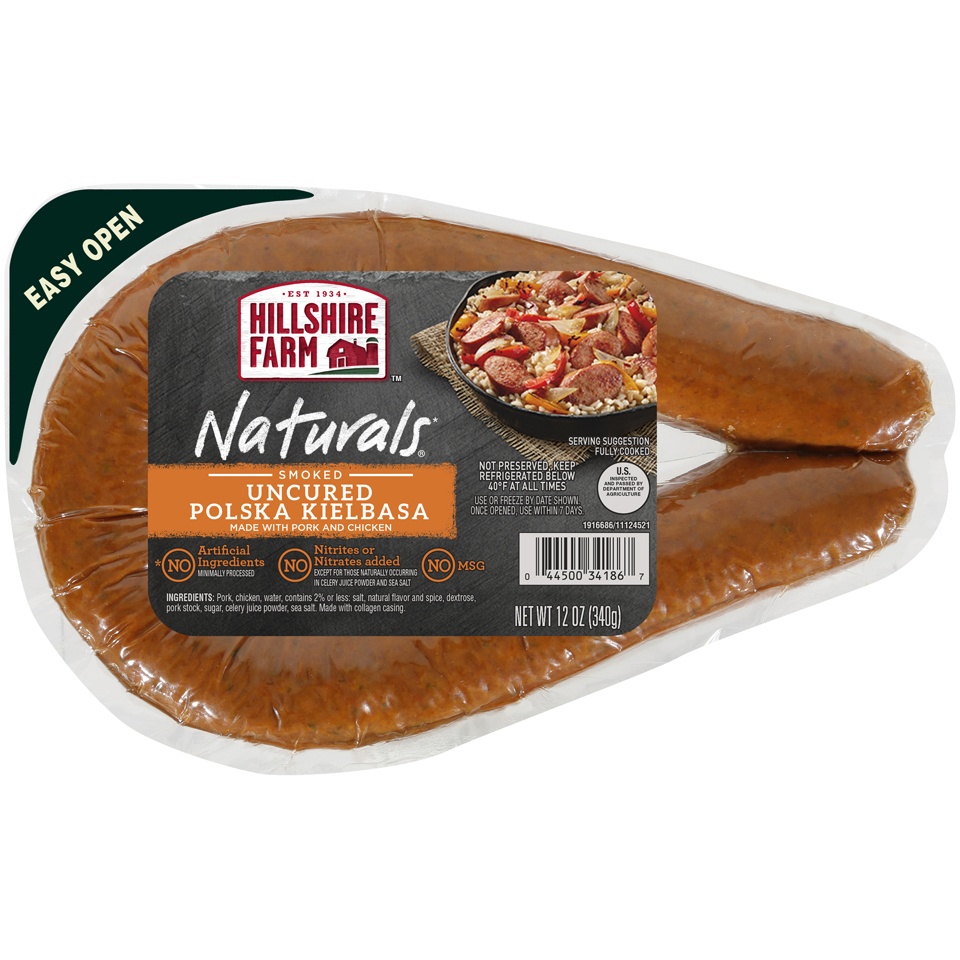 slide 1 of 4, Hillshire Farm Hillshire Naturals Uncured Polska Kielbasa, 12 oz