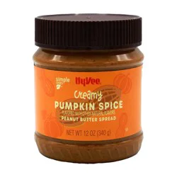 Hy-Vee Creamy Pumpkin Spice Peanut Butter Spread