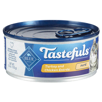 slide 7 of 29, Blue Buffalo Tastefuls Adult Cat Turkey and Chicken Entree Pate Wet Cat Food - 5.5oz, 5.5 oz