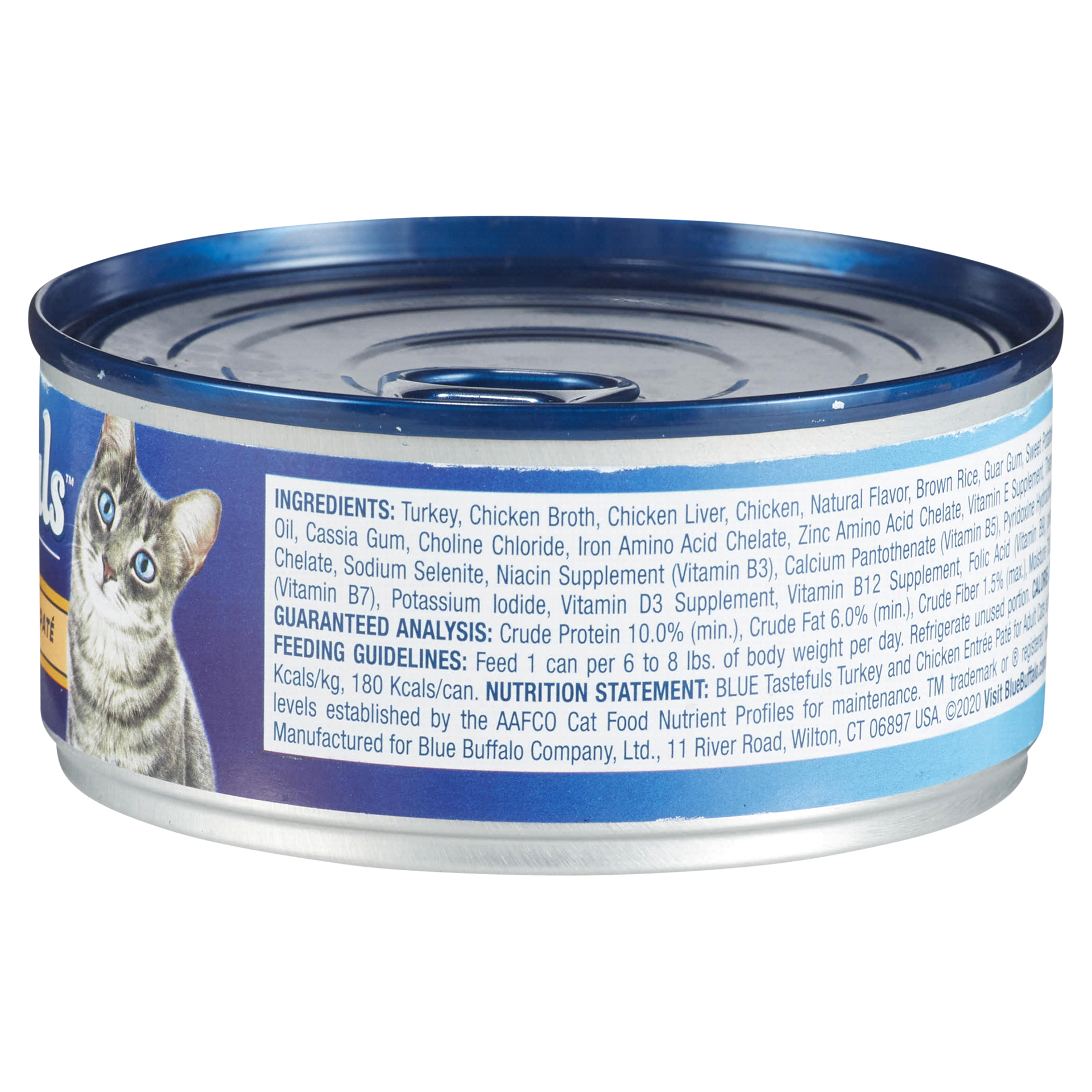 slide 25 of 29, Blue Buffalo Tastefuls Adult Cat Turkey and Chicken Entree Pate Wet Cat Food - 5.5oz, 5.5 oz