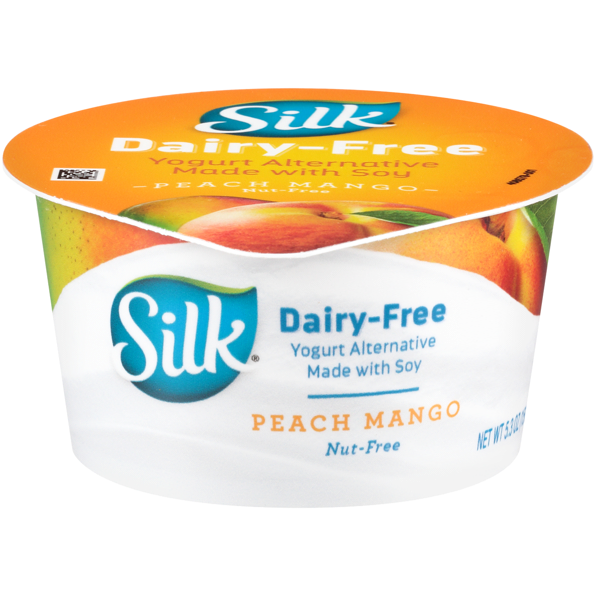 slide 1 of 1, Silk Fruity & Creamy Dairy Free Peach Mango, 5.3 oz