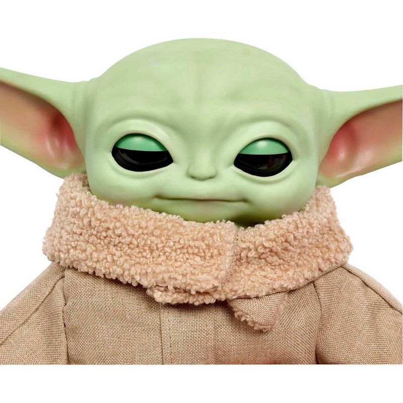 slide 2 of 6, Star Wars Squeeze & Blink Grogu Plush, 1 ct