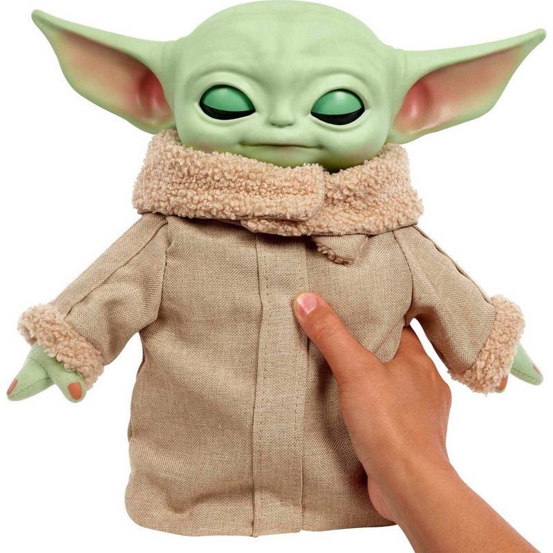 slide 6 of 6, Star Wars Squeeze & Blink Grogu Plush, 1 ct