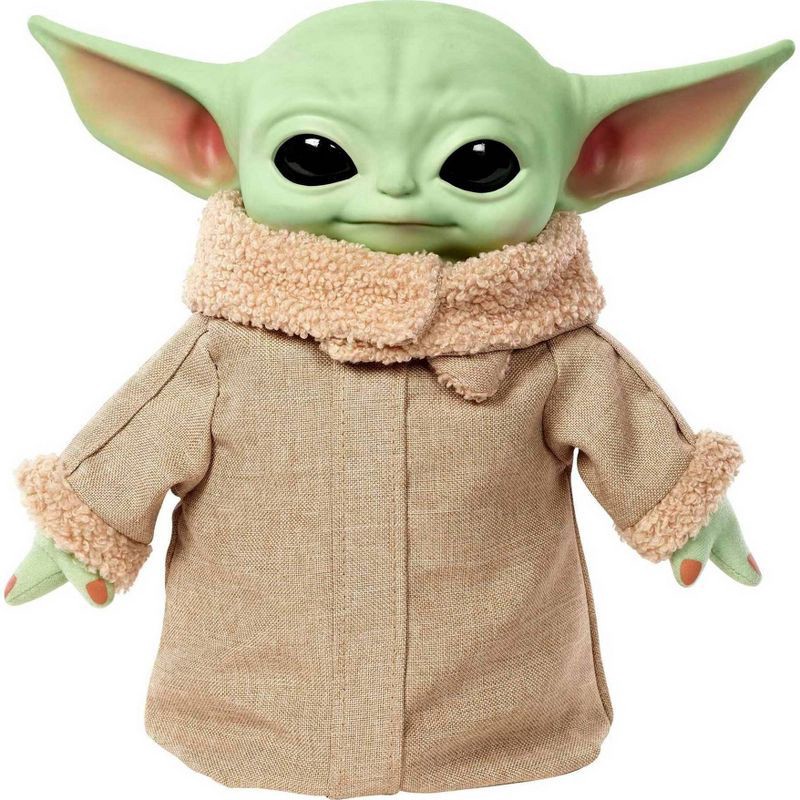slide 1 of 6, Star Wars Squeeze & Blink Grogu Plush, 1 ct
