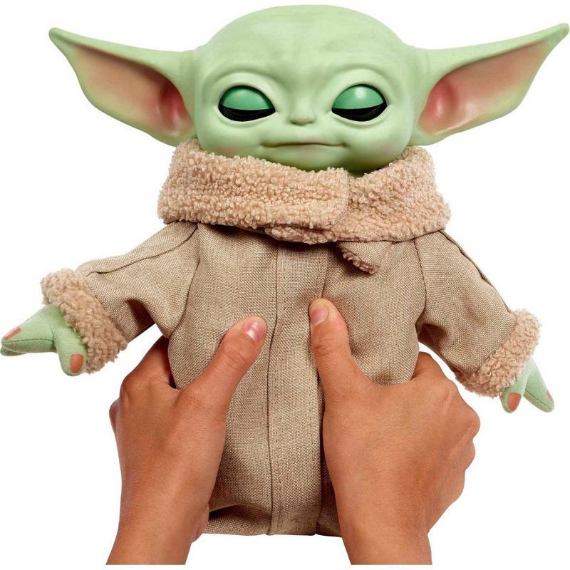 slide 4 of 6, Star Wars Squeeze & Blink Grogu Plush, 1 ct