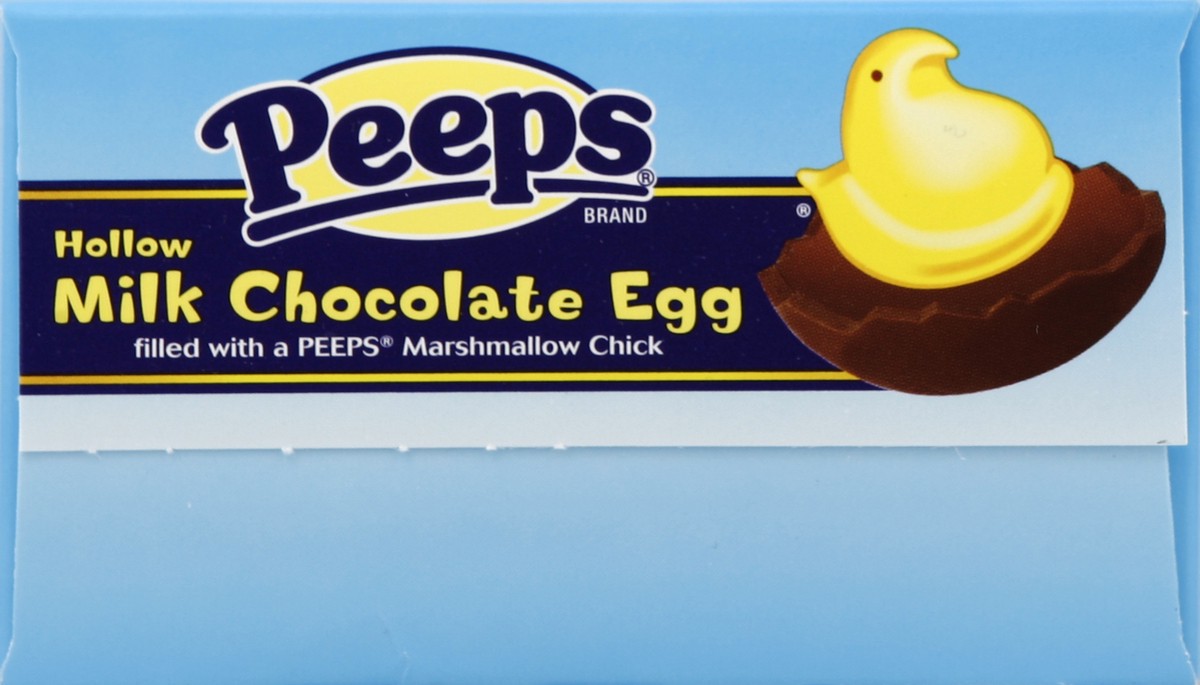 slide 2 of 4, Peeps Chick In, Milk Chocolate Egg, 3 oz