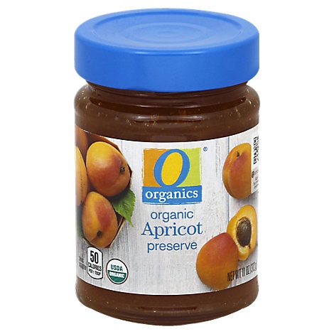 slide 1 of 1, O Organics Organic Preserves Apricot, 11 oz